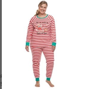 Cuddl Duds Christmas Family Matching Pajamas Sz S